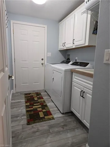 Laundry Room with utility sink and extra storage