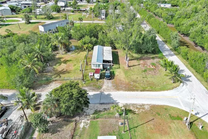 Aerial view of all 3 lots.