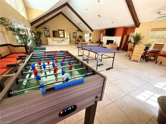 Clubhouse recreation area