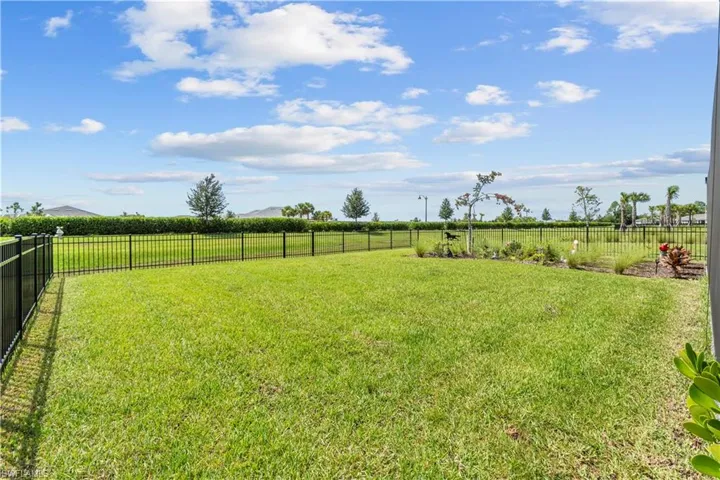 Large Backyard Fenced in