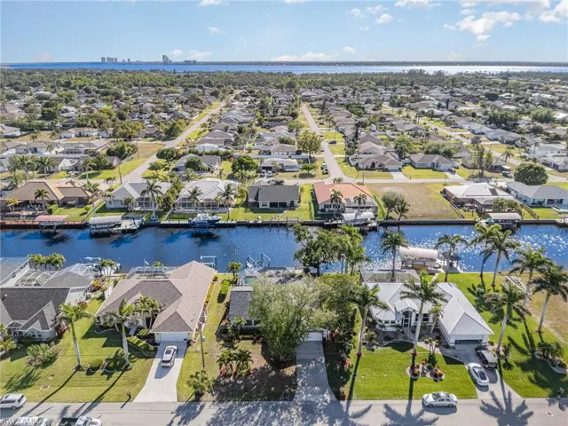 The home is located on the Meade Canal