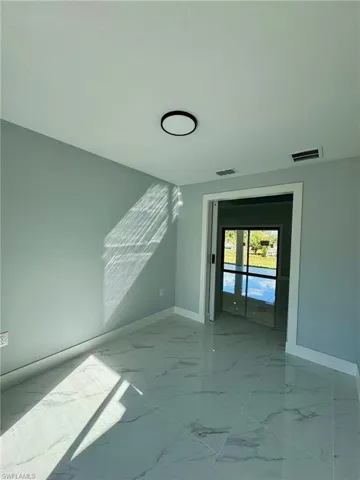 View of spare room