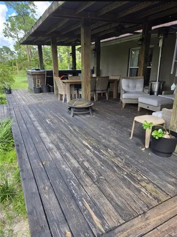 View of deck