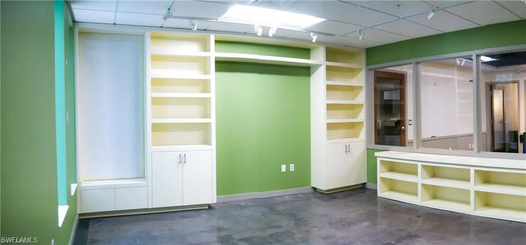 Below grade area featuring built in features