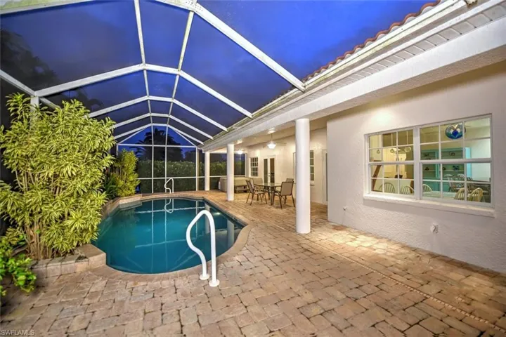 Evening Pool Lanai View
