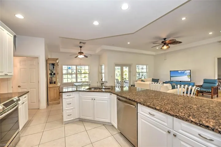 Kitchen & Family Room View