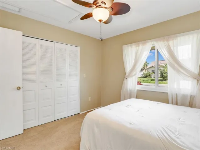 Bedroom with built-in Murphy bed