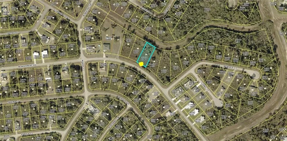 Aerial overview of property's location