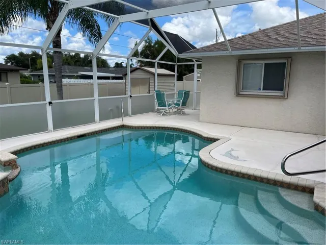 View of pool