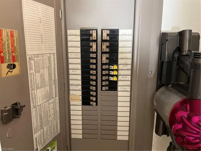Utilities with electric panel