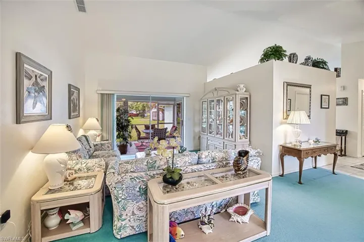 Open concept living room & dining room