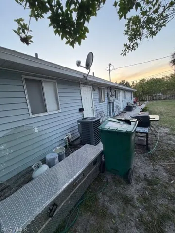 BACK OF PROPERTY