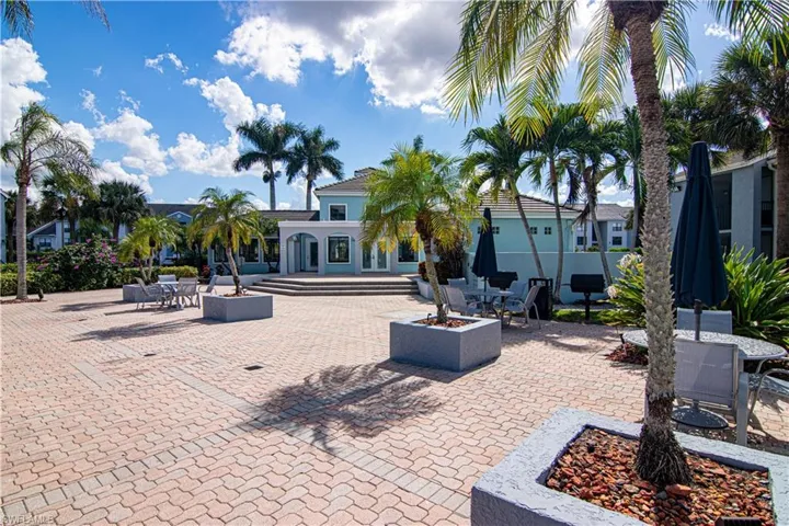 View of patio / terrace featuring an outdoor fire pit