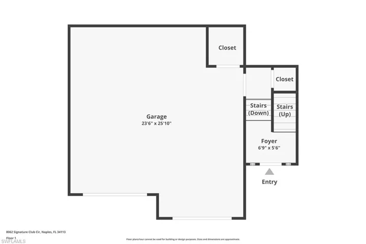 Garage and elevator and storage room