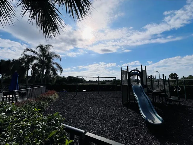 View of community jungle gym