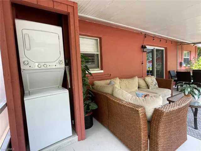 Stackable Washer/Dryer area