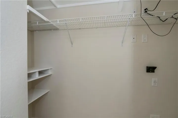 View of spacious closet