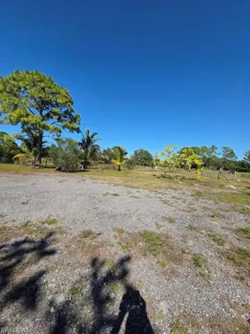 View of yard featuring a view of rural / pastoral area