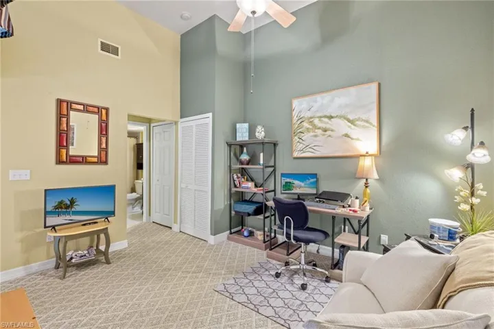 An abundance of space in this loft as well as an upstairs bathroom.