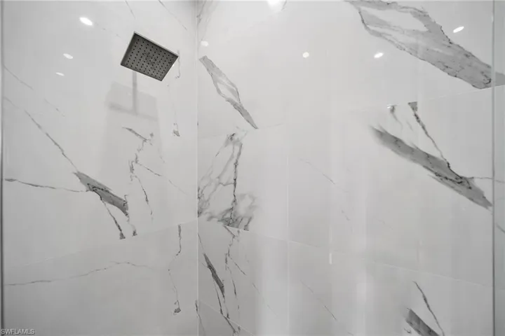 Details featuring tiled shower