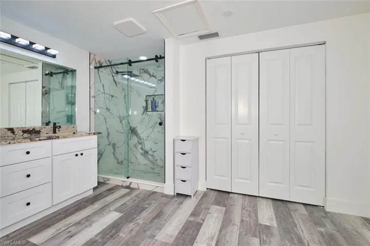 Main bathroom with large closet.  Again - everything is brand new!