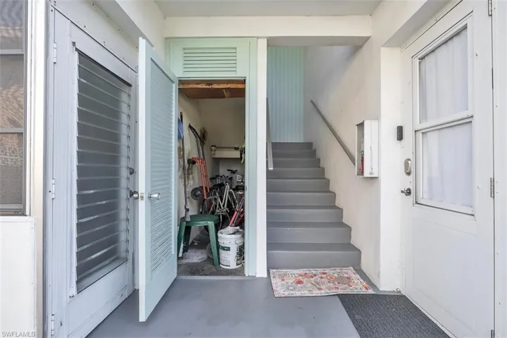 Back entry with community storage