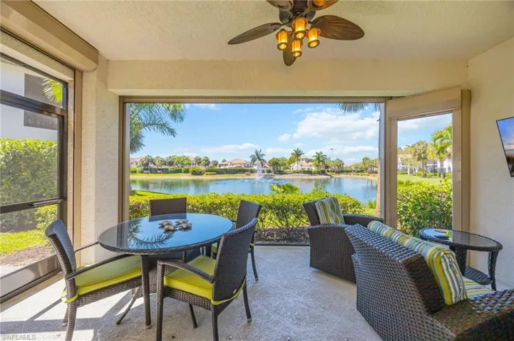 Outdoor Sitting Area with Lake Views/Sunsets