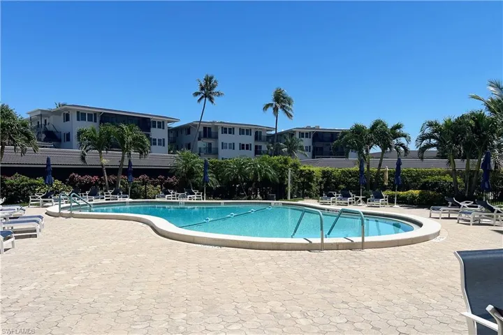 Pool featuring a patio area