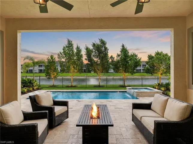 Virtually Staged Pool