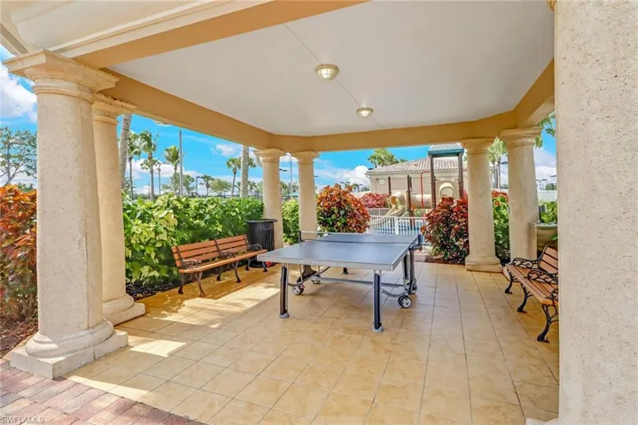 View of patio