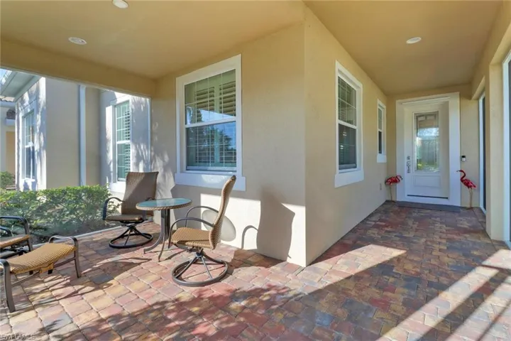 View of patio