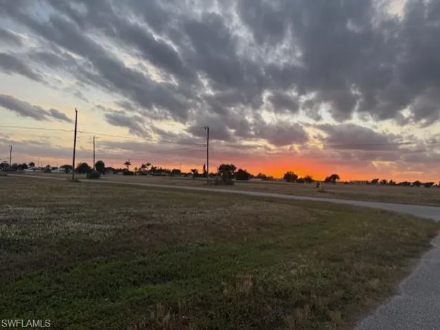 looking west
