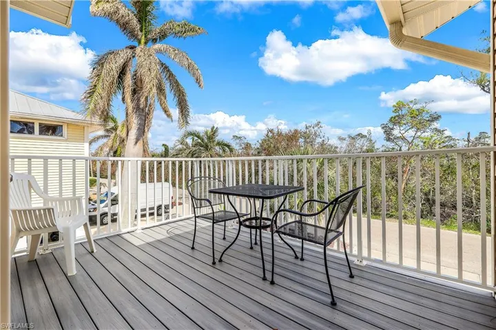 View of deck