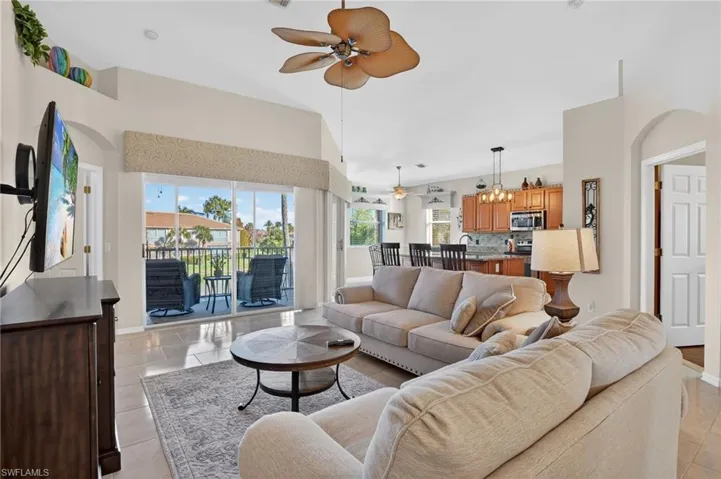Open living floorplan