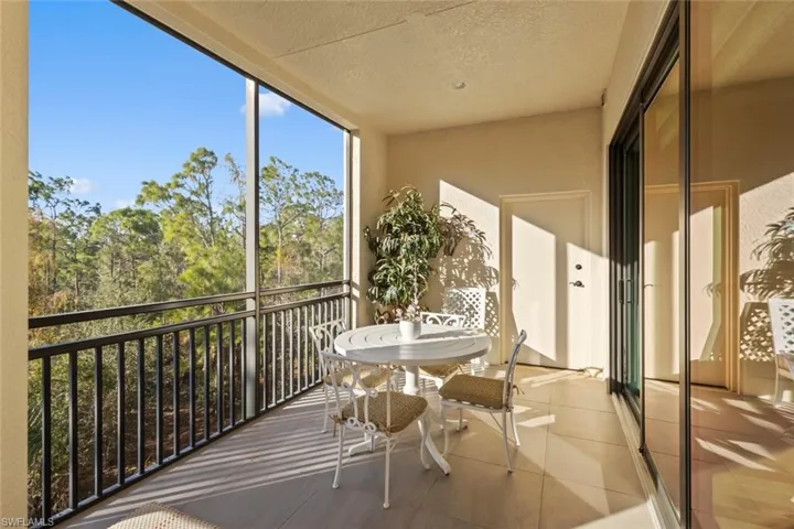 Balcony with a sunroom