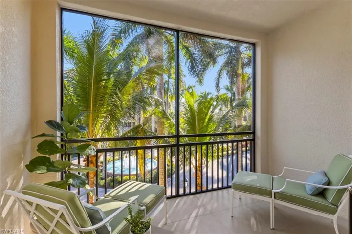 Balcony with a sunroom