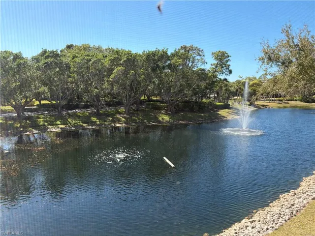VIEW OF LAKE FROM THE SCREENED LANAI
