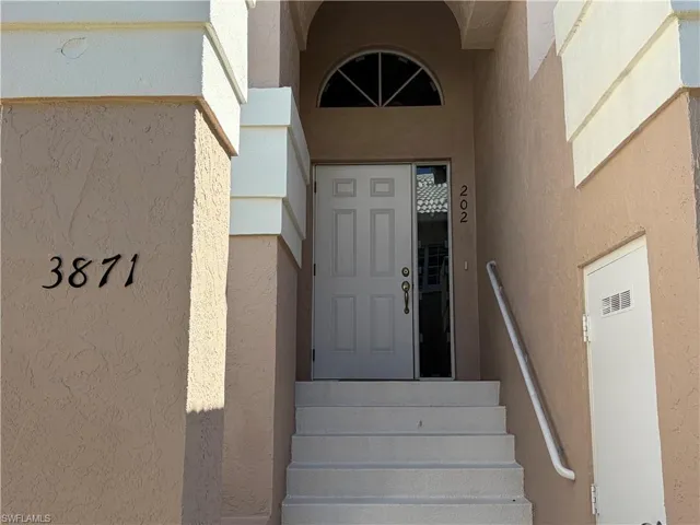 ENTRY DOOR with STORAGE CLOSET ON THE RIGHT