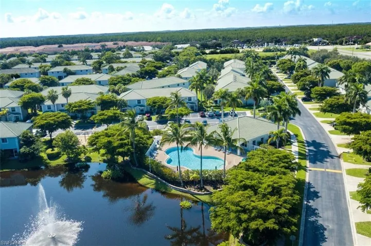 View of yard with a water view