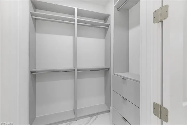 View of spacious closet