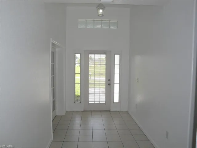 high Ceiling entry