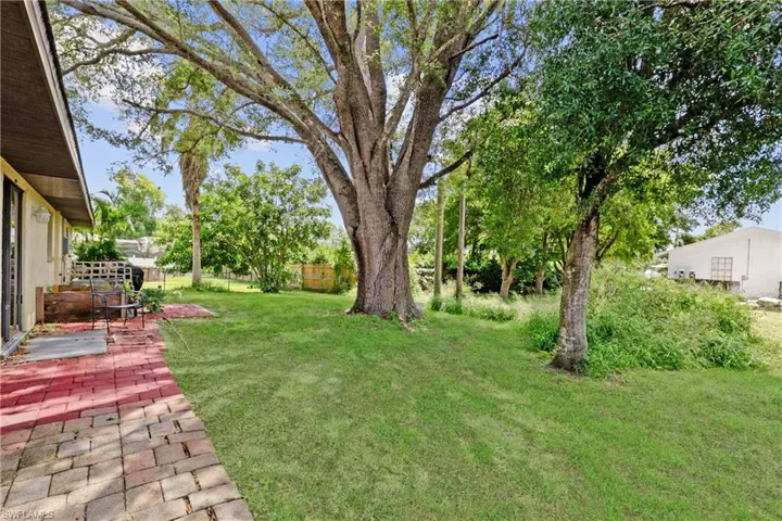 View of yard featuring a patio area
