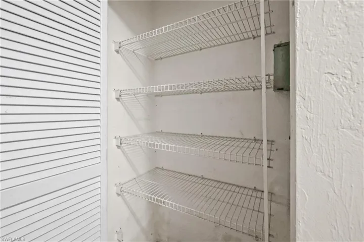 View of closet