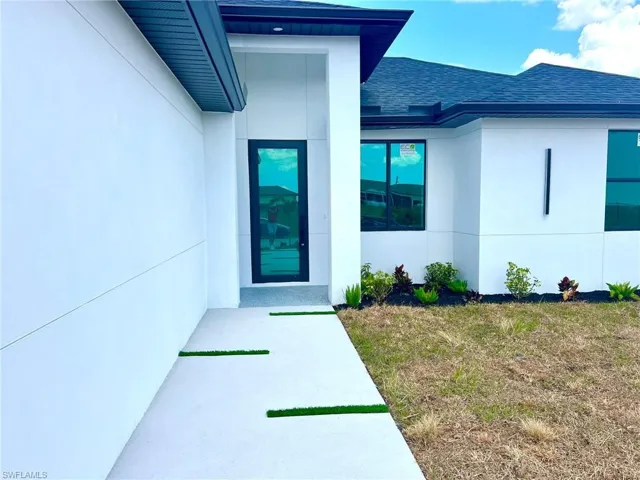View of exterior entry