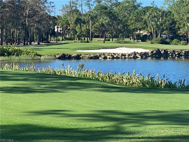 View from the par 3 tee box of the third hold on the Green Course