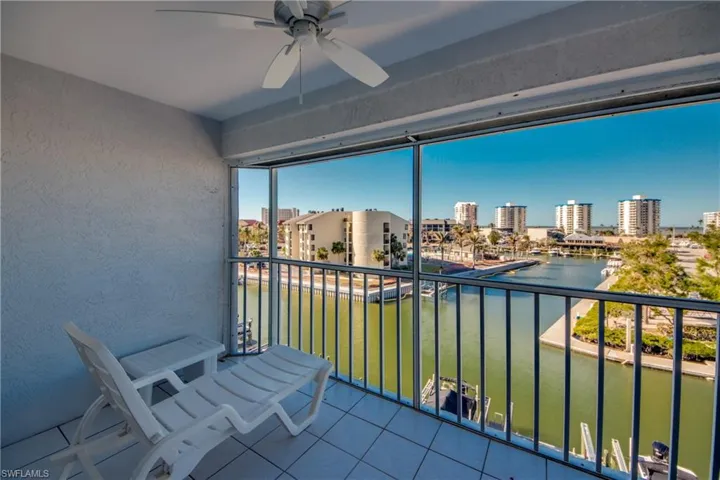 Balcony off living area has views of the Gulf of America