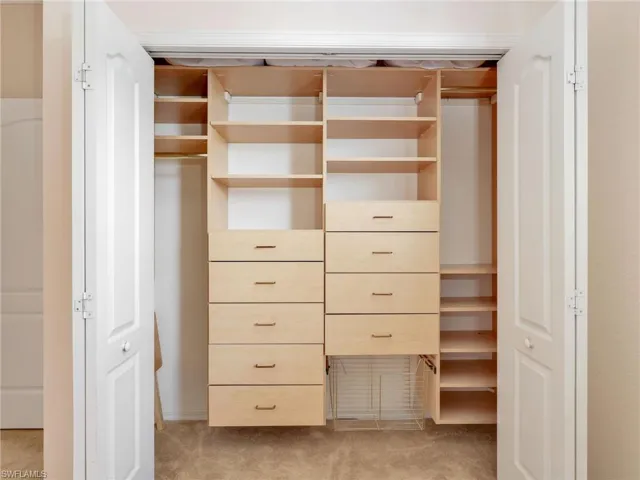 Second Bedroom Closet with California Closets Built-In Organizers