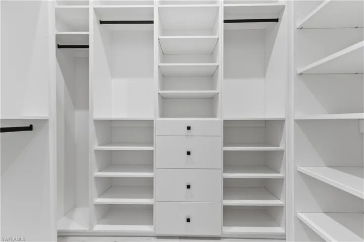 View of spacious closet