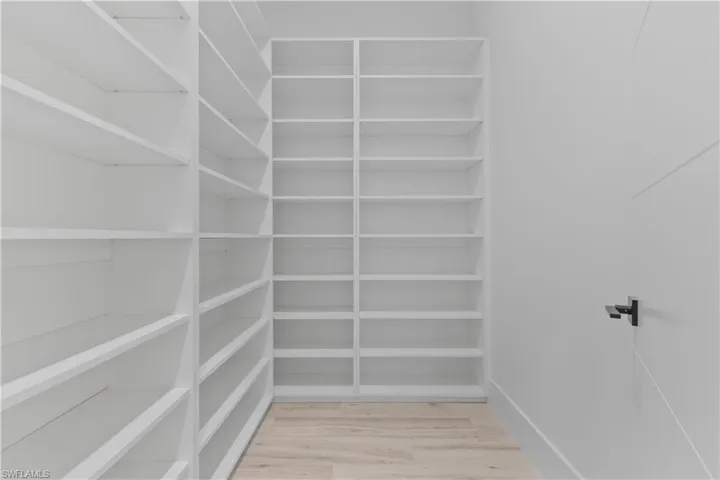 View of storage area