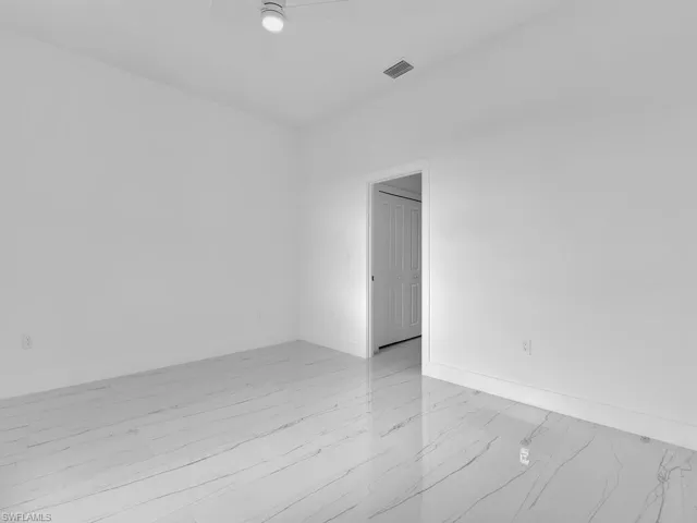 View of tiled empty room